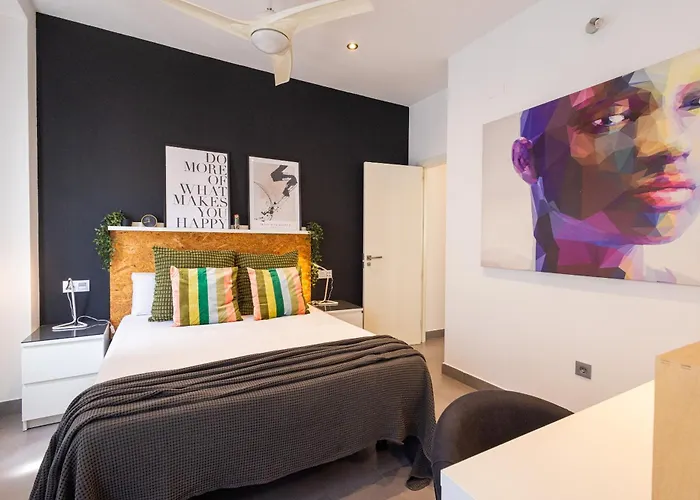Florit Flats - Stylish 2 Bedroom Ac Wifi Terrace Attic In Valencia Center